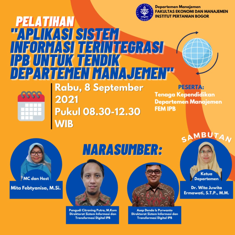 Pelatihan Aplikasi Sistem Informasi Terintegrasi  IPB 