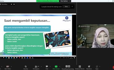 Knowledge Information Sharing Session (KISS) Series VI 2023 Mengajak Mahasiswa Belajar Pengolahan Data Menggunakan Metode AHP